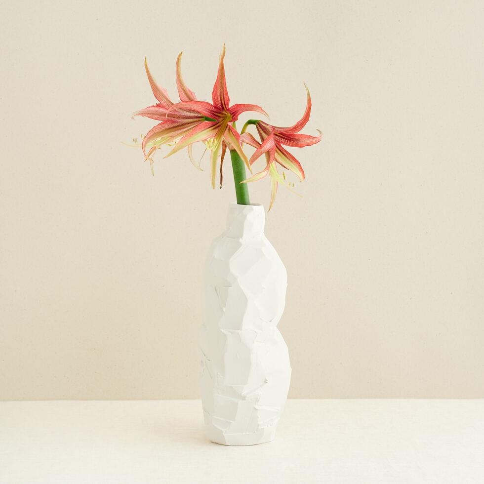Vase / Karaffe weiss 
30 cm 