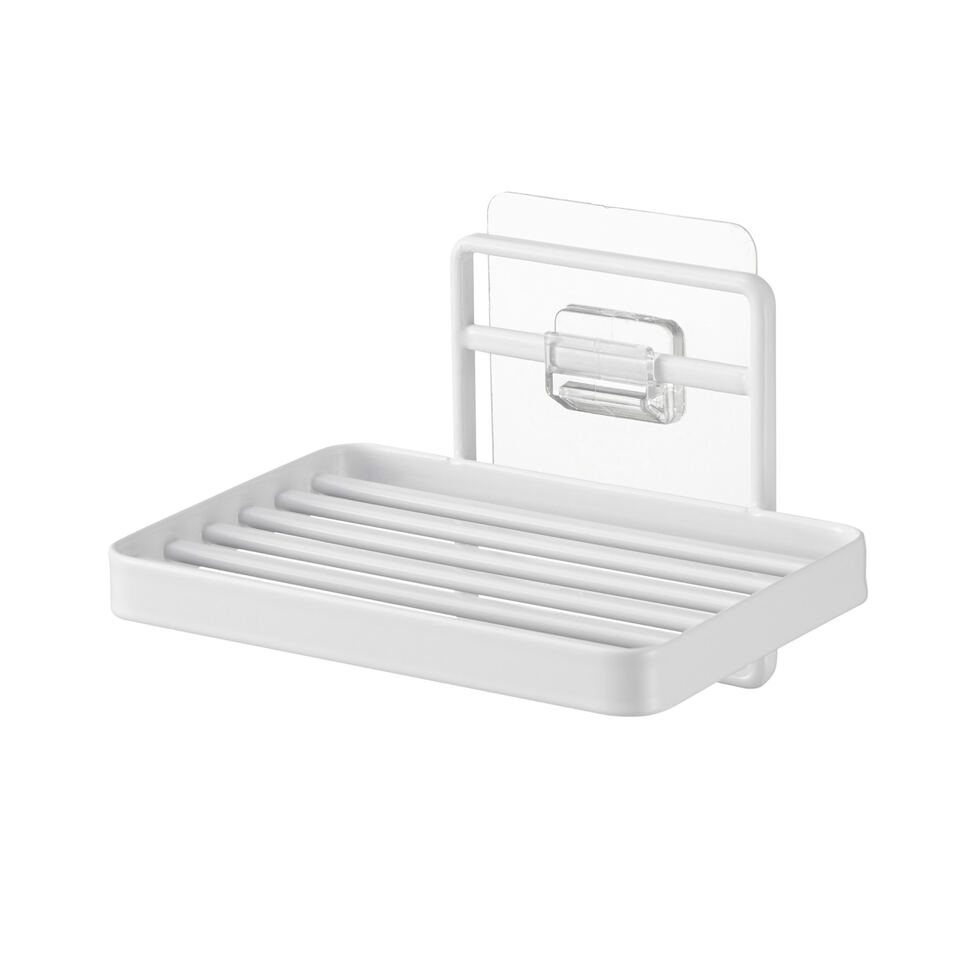 Stick-on soap dish
white Stick-on soap dish
white