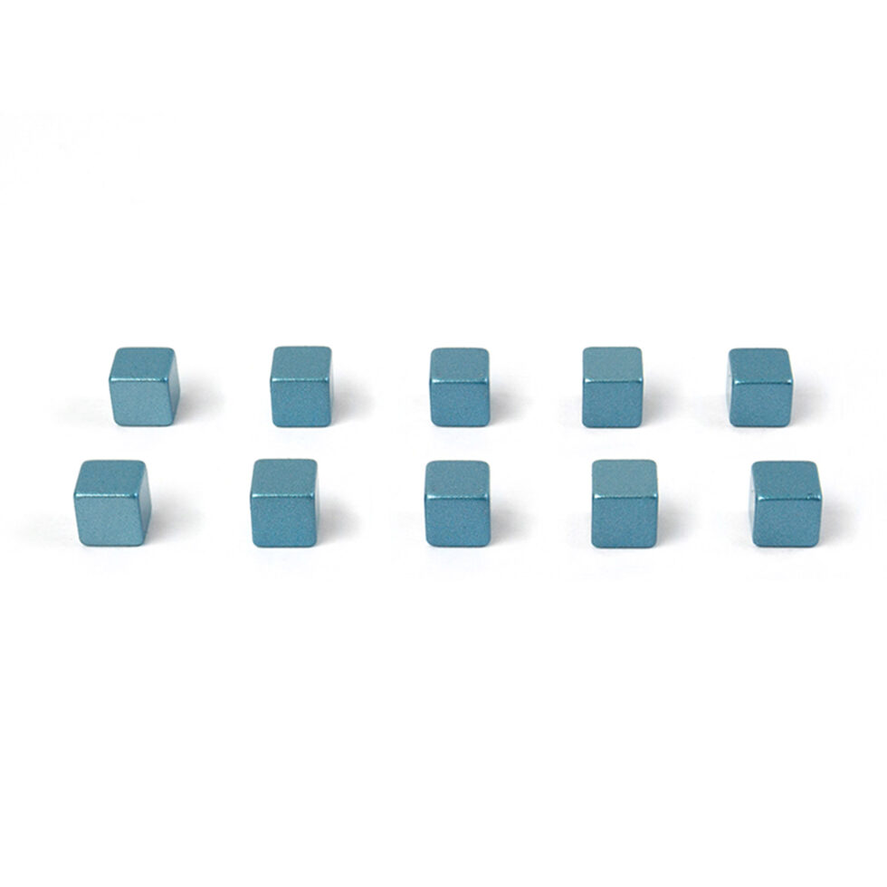 Cube magnétique bleu
set de 10, 0.5 cm Cube magnétique bleu
set de 10, 0.5 cm