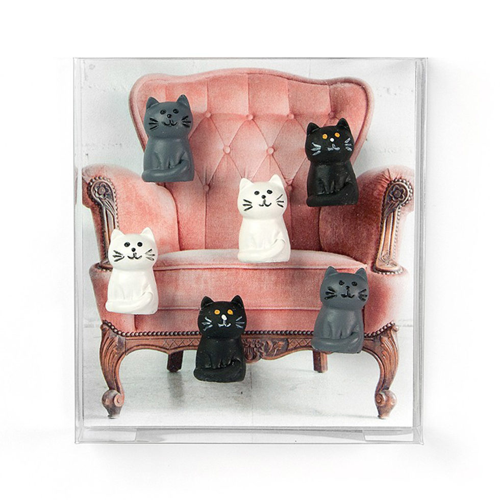 Magnet Katze 6er 