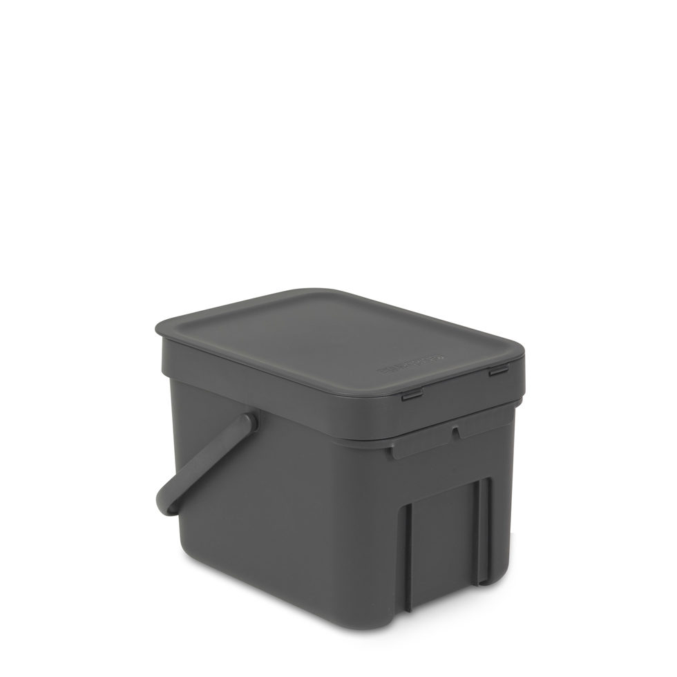 Waste bin Sort & Go grey 6lt 