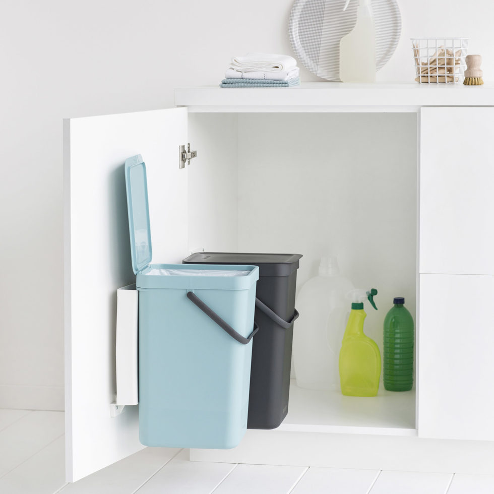 Waste bin Sort & Go grey 6lt 