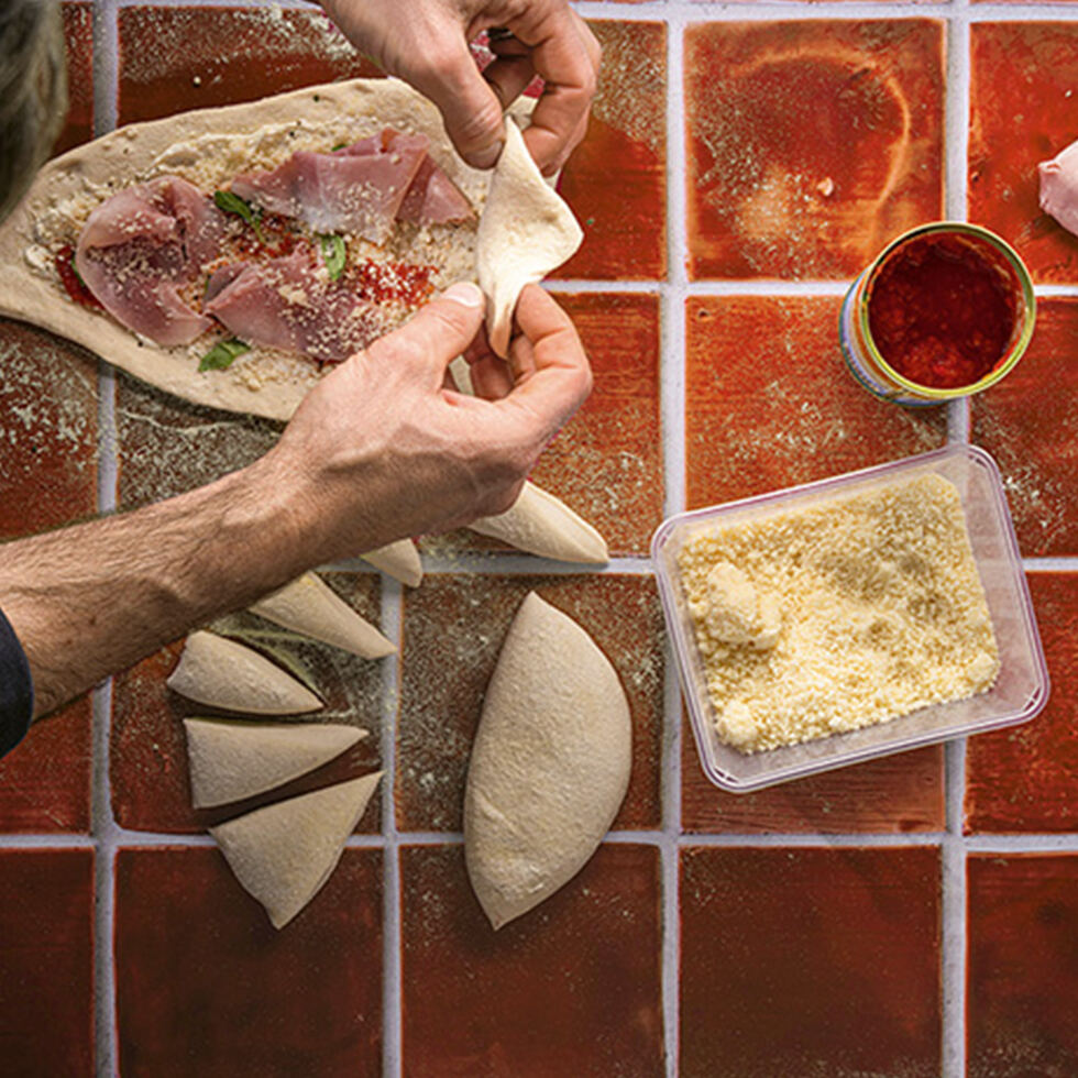 In Pizza we crust 