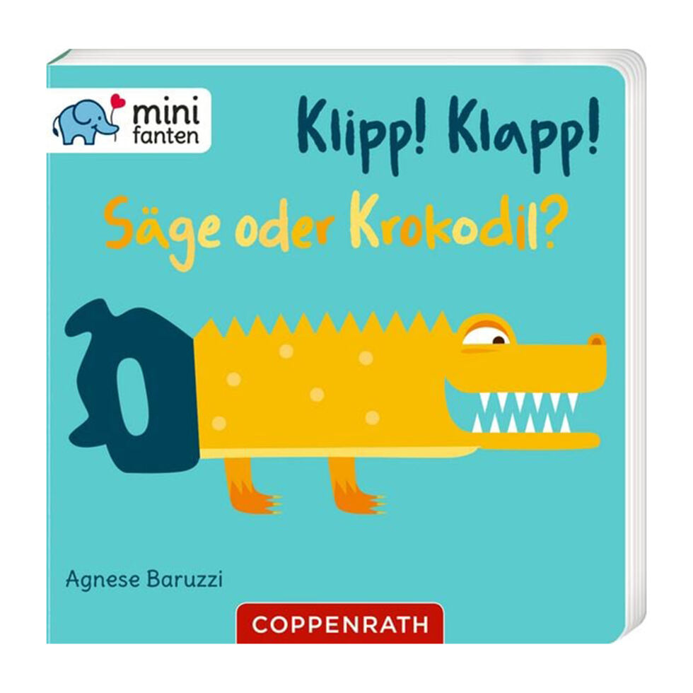 Klipp! Klapp!
Säge oder Krokodil? Klipp! Klapp!
Säge oder Krokodil?