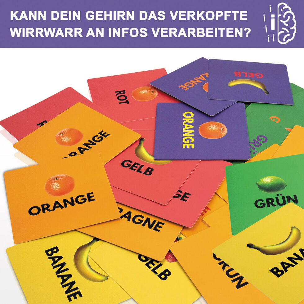 Verkopft 
Jeu de cartes en couleurs 