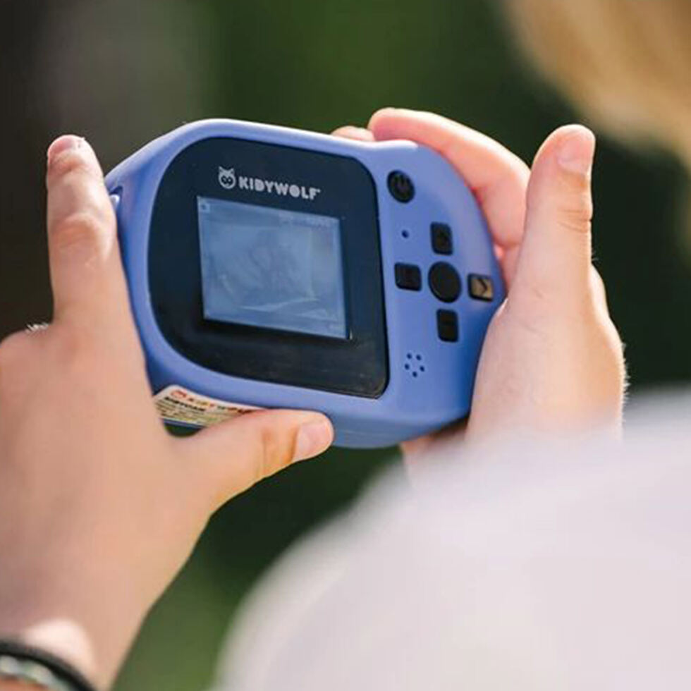 Foto- Videokamera blau 