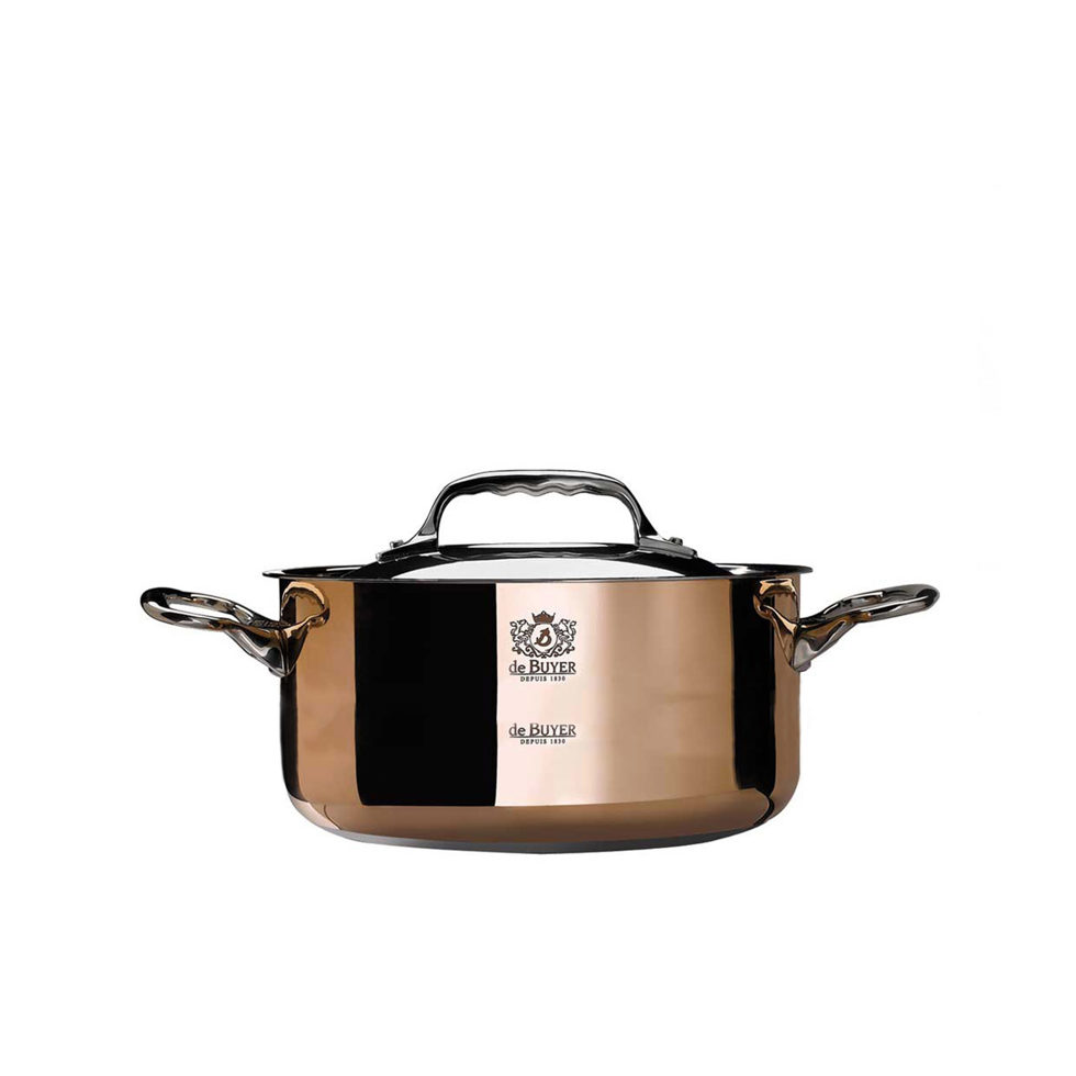 Sauté pan 24 cm 
with two handles and lid 