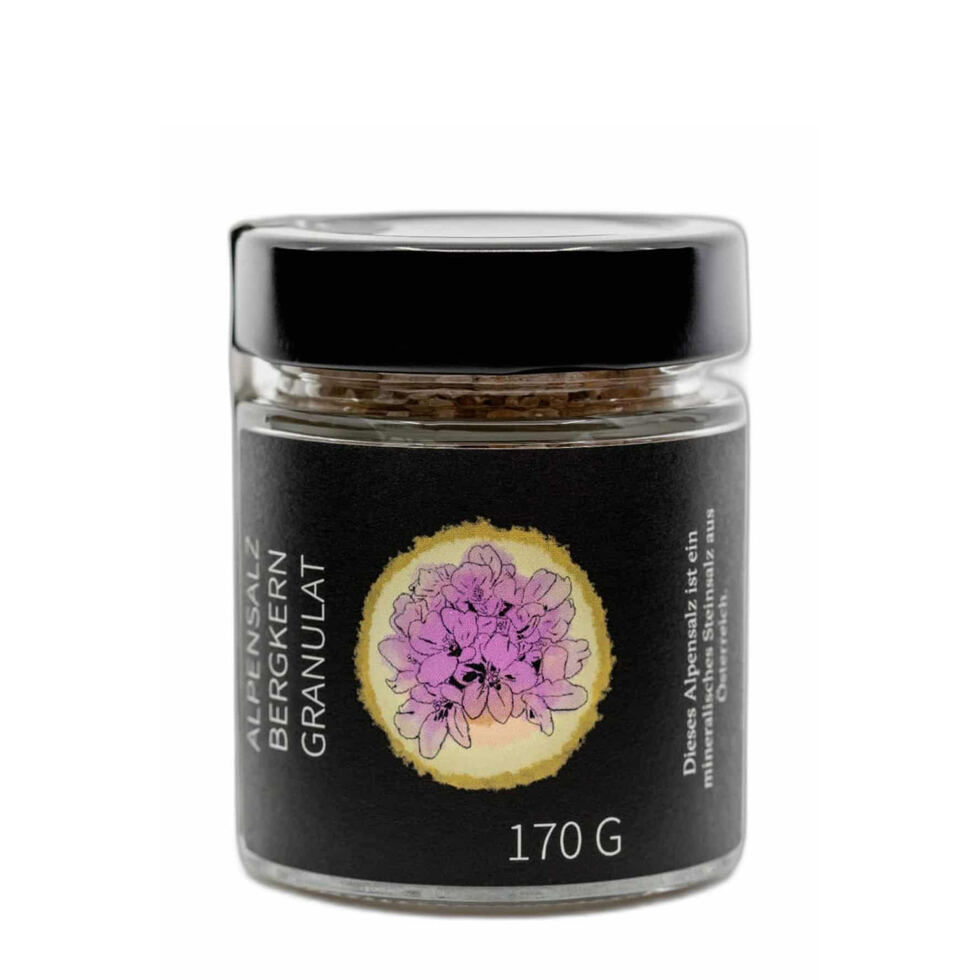 Alpensalz Bergkern Granules
170 g Alpensalz Bergkern Granules
170 g