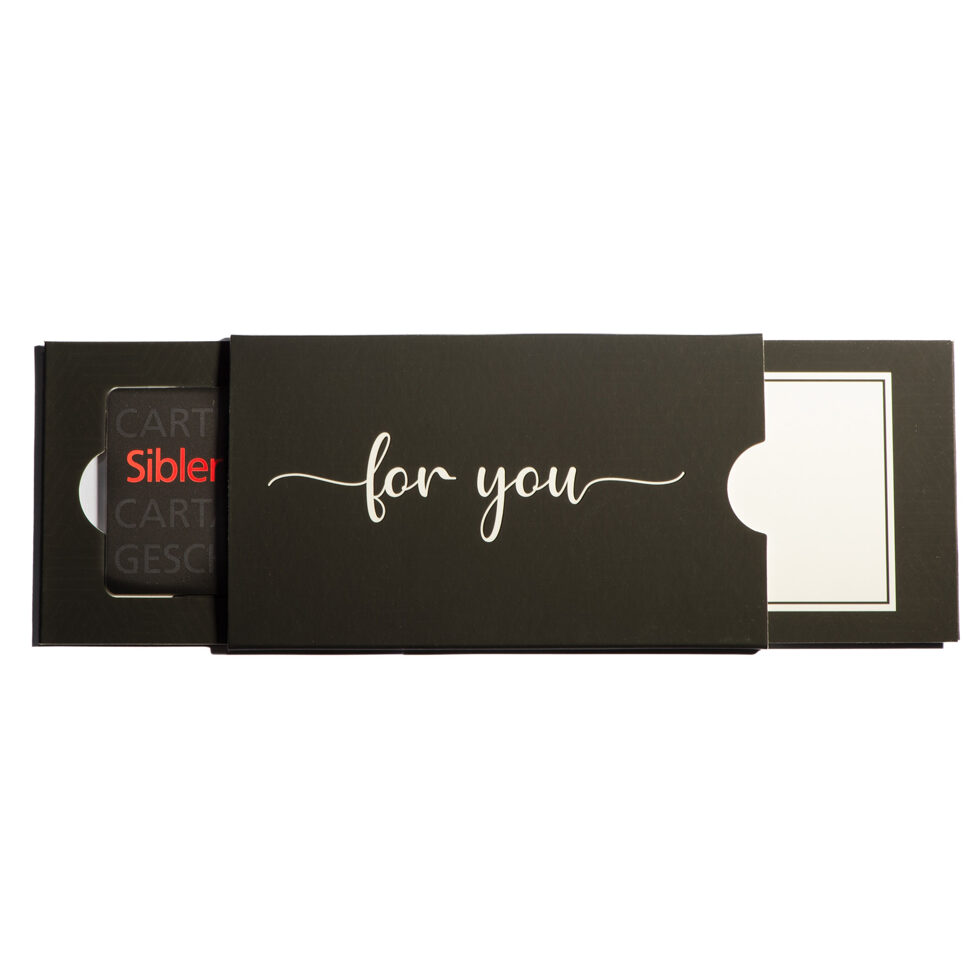 Slider pour carte cadeau 