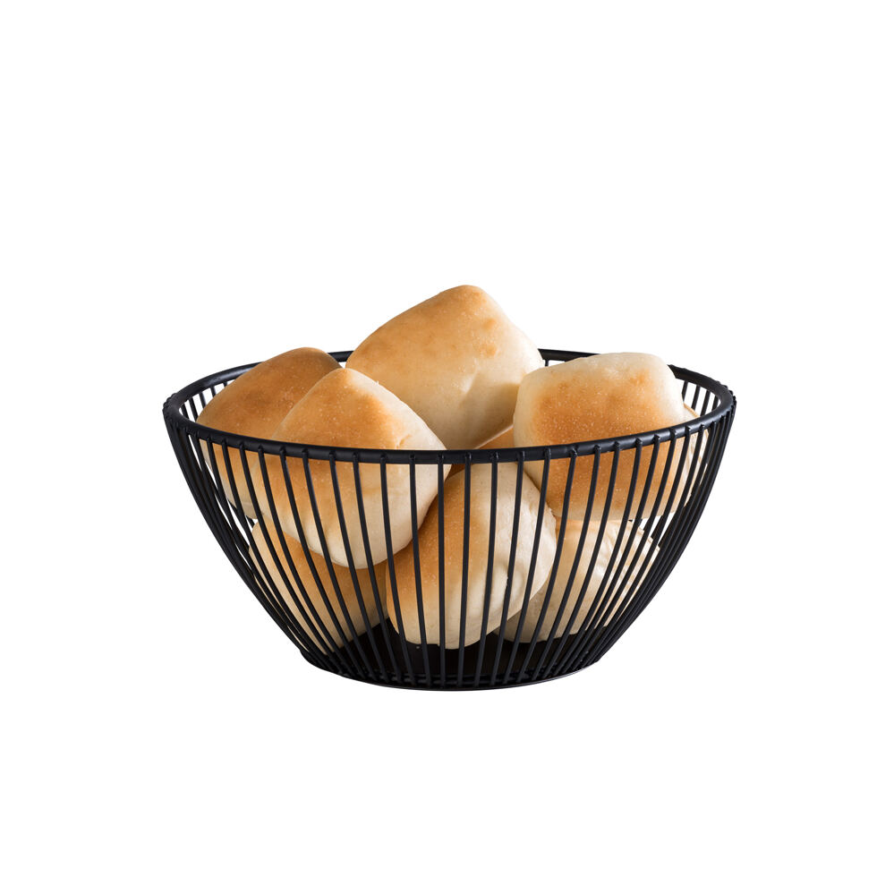 Basket round black
17.5 cm 