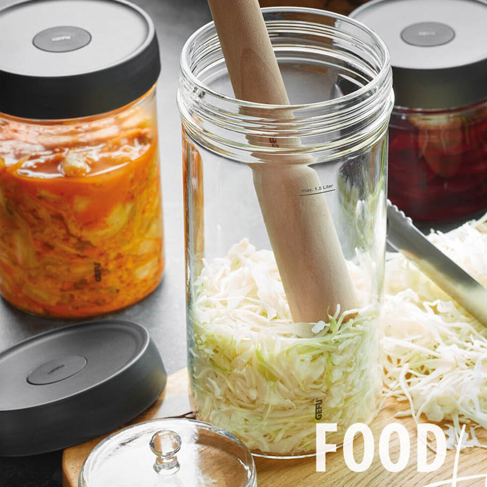 Fermentation jar with weight 1lt 
