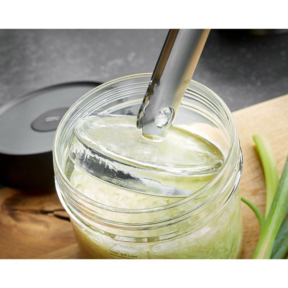 Tongs for fermentation jar 