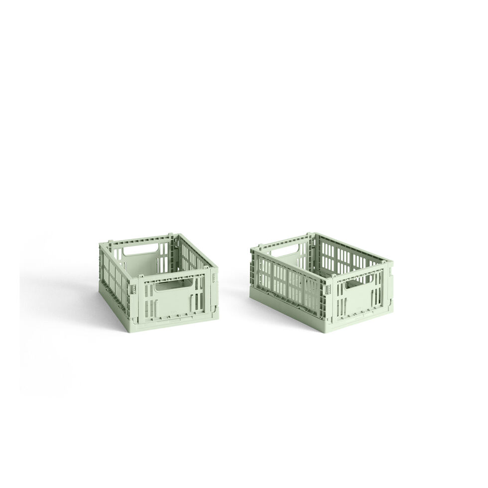 Caisses pliantes XS set de 2
pastel mint Caisses pliantes XS set de 2
pastel mint