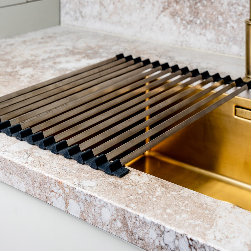 Chrome sink cover 