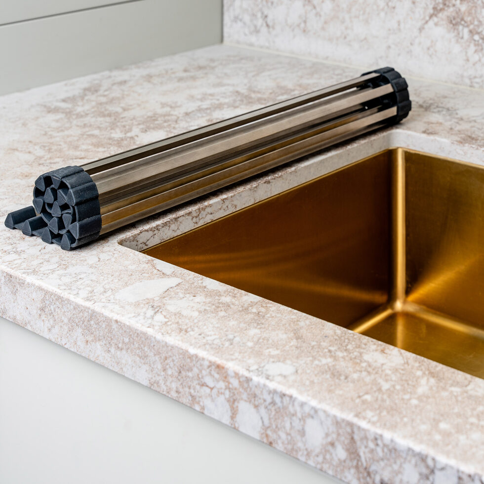 Chrome sink cover 