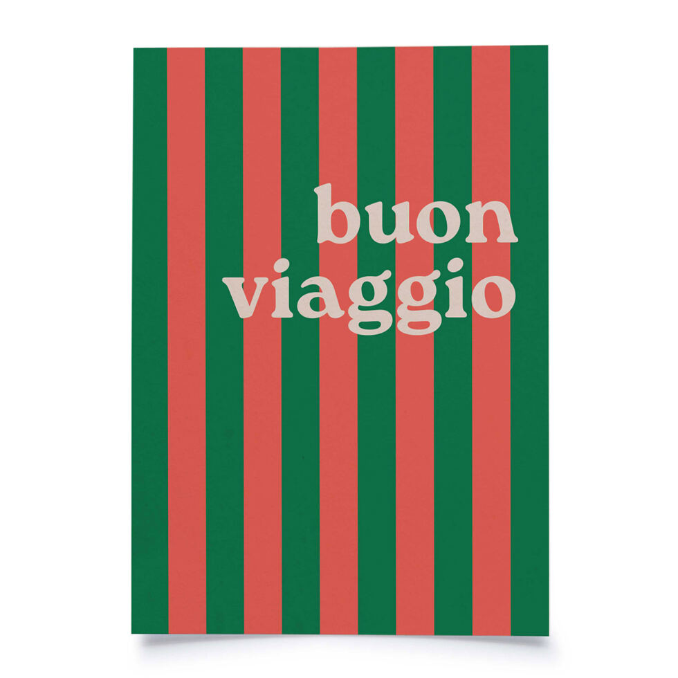 Postcard - buon viaggio Postcard - buon viaggio