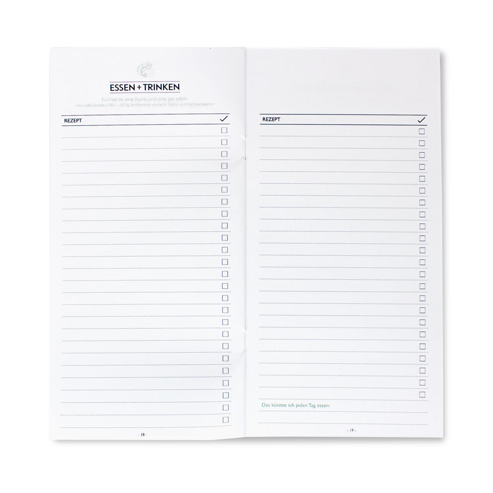 Booklet "Once in a Lifetime" 
