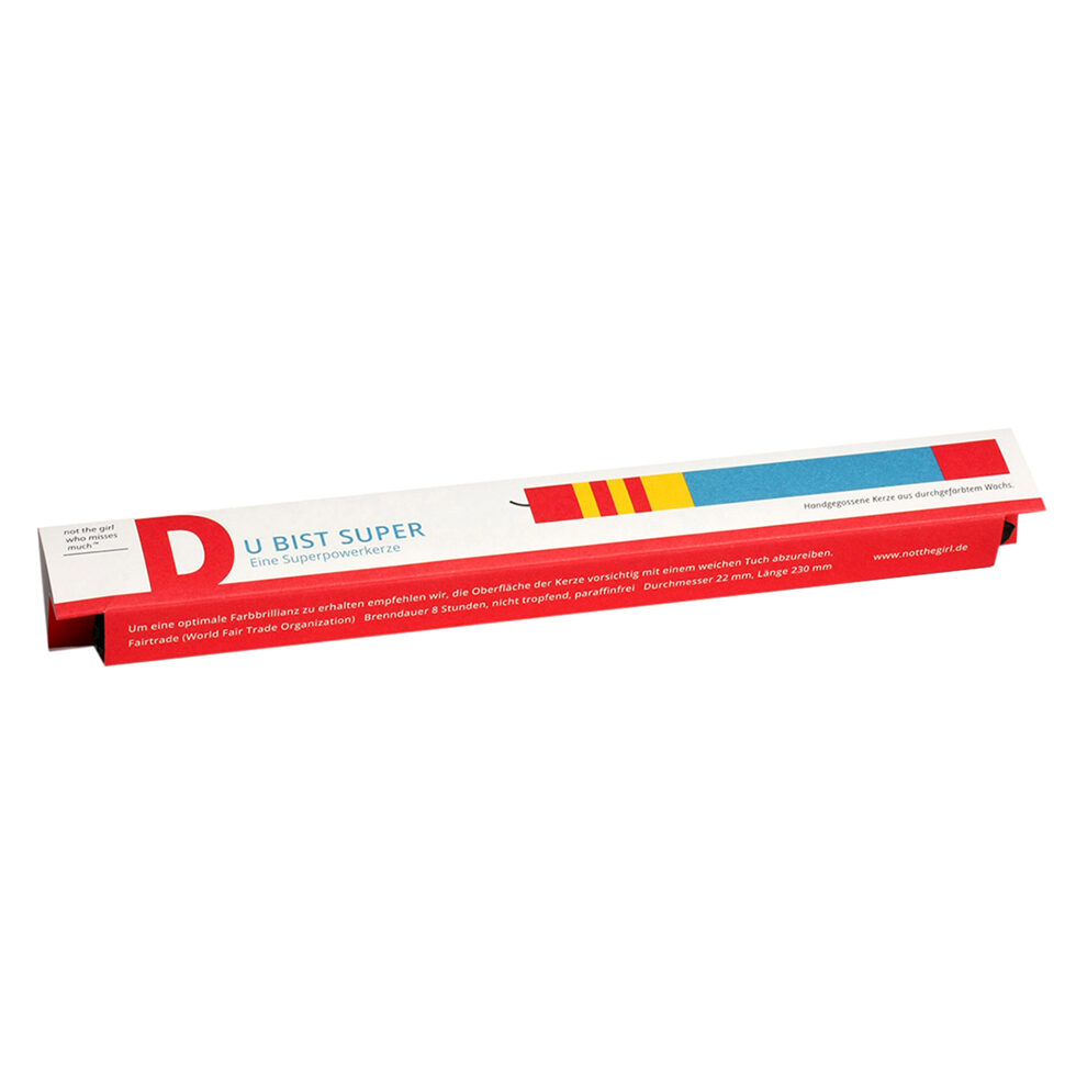 Stabkerze 
Du bist super 