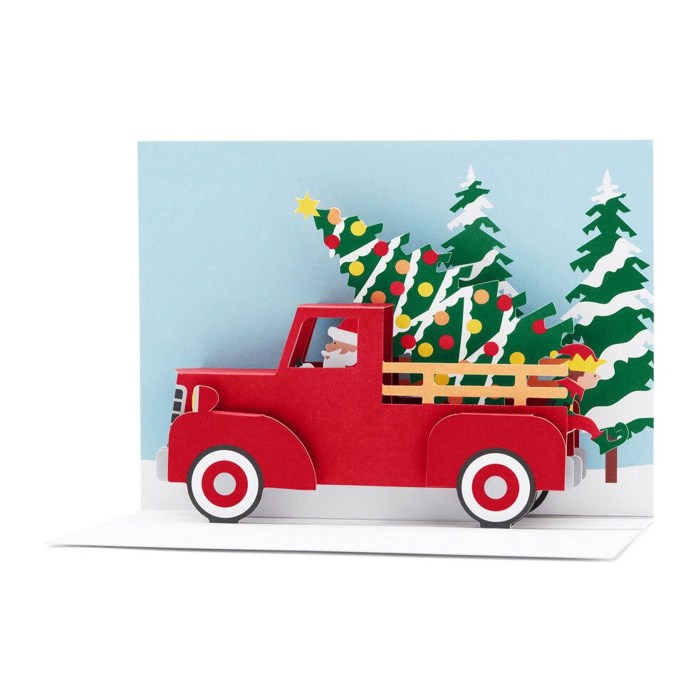 Pop-Up Karte Santa Trucks Pop-Up Karte Santa Trucks