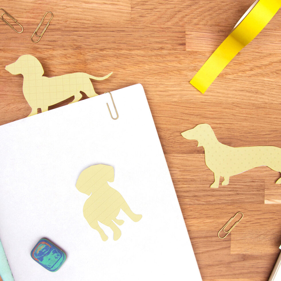 Post-it chien 
ensemble de 3 