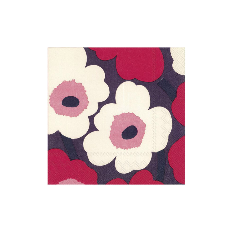 Paper napkins
Unikko red/cream Paper napkins
Unikko red/cream
