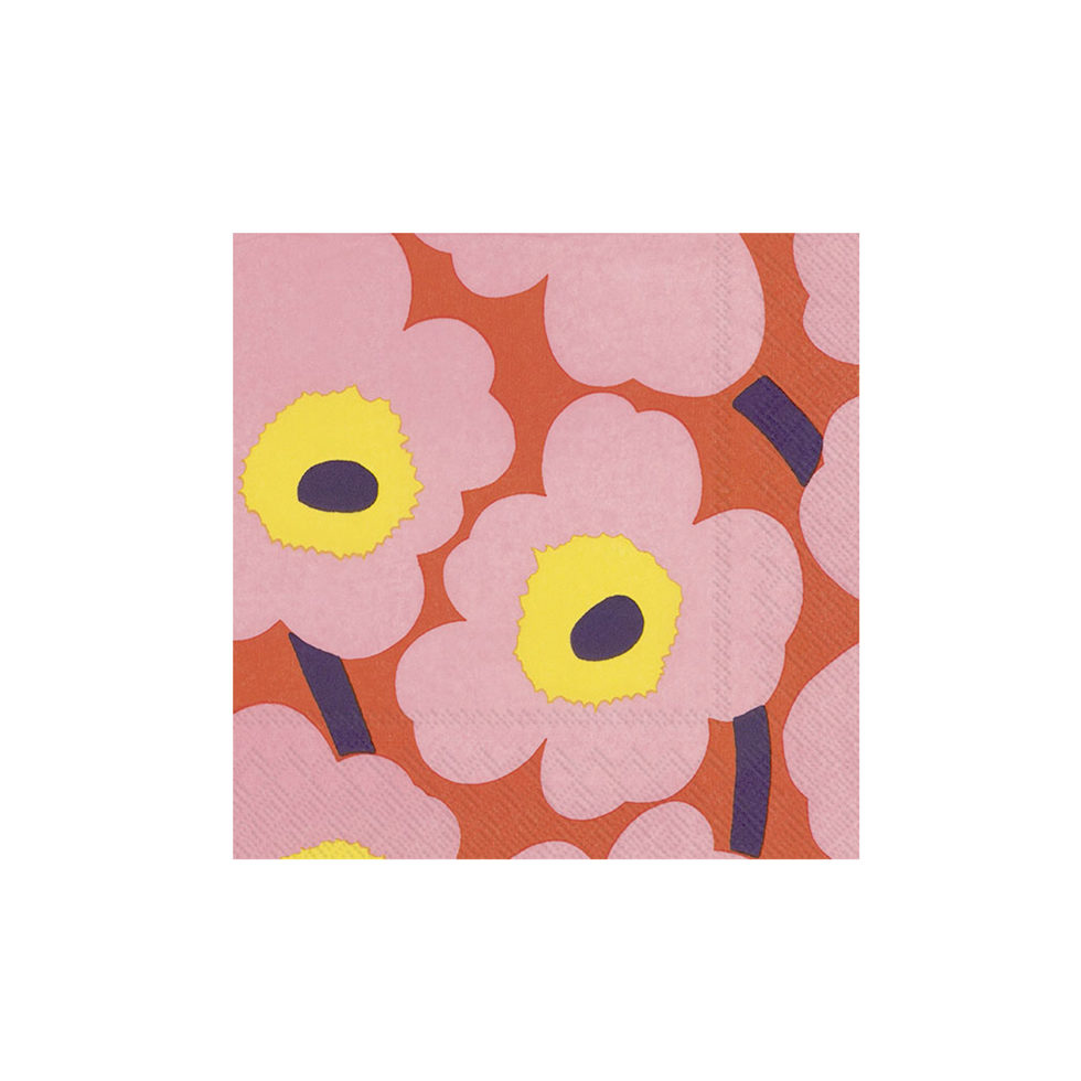 Paper napkins
Unikko pink/orange Paper napkins
Unikko pink/orange