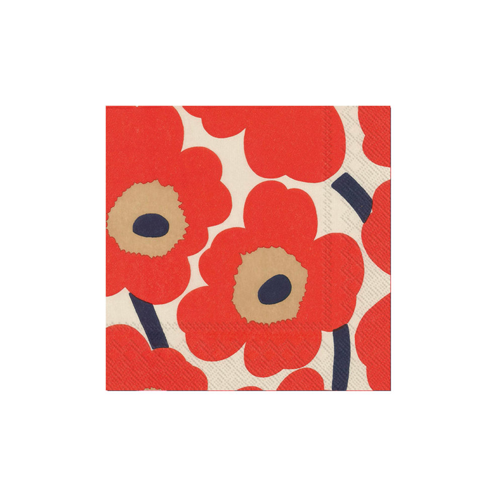 Paper napkins
Unikko cream/red Paper napkins
Unikko cream/red