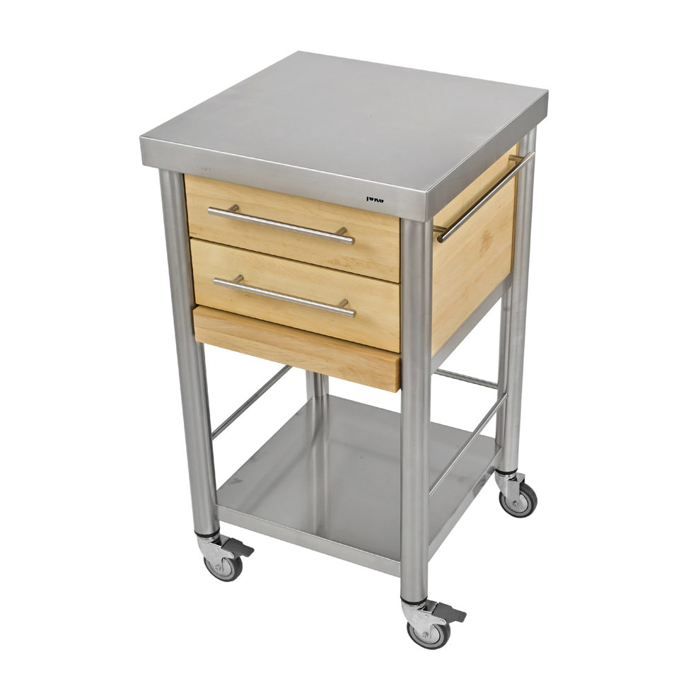 Küchenwagen Weissbuche Edelstahl
2 Schubladen
50 x 50 Küchenwagen Weissbuche Edelstahl
2 Schubladen
50 x 50