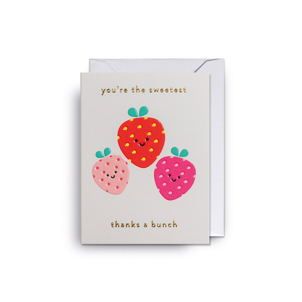 Folded card strawberries /
Thanks Folded card strawberries /
Thanks