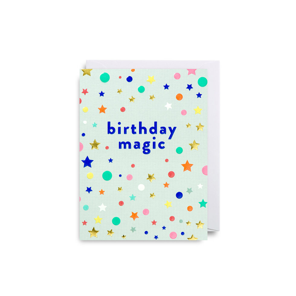 Carte pliée Birthday Magic 