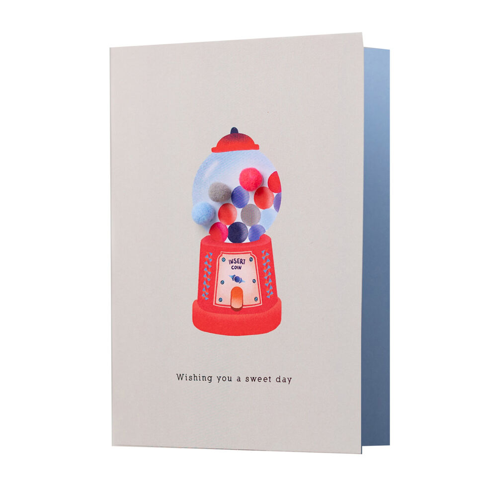 Fold-out Card: Chewing Gum,
Sweet Day 