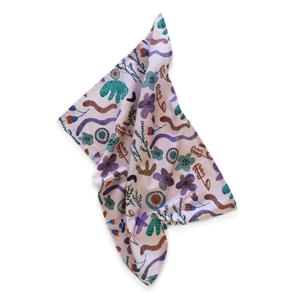Flower Pot kitchen towel 