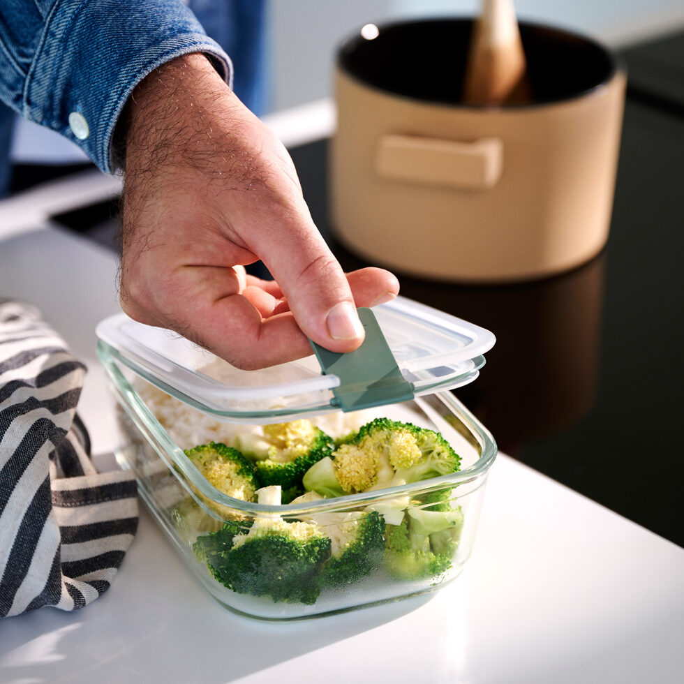 Boîte à provisions en verre
0.7 lt 