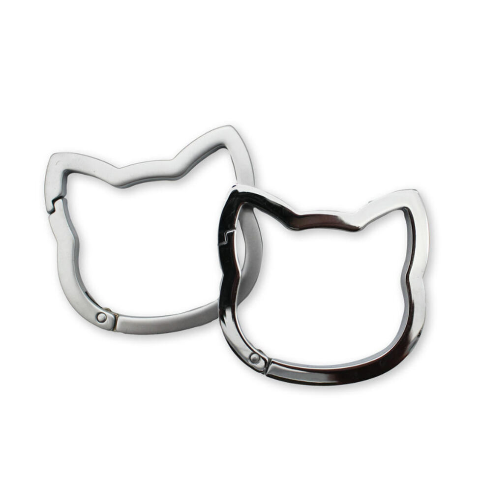Cat carabiner
silver 