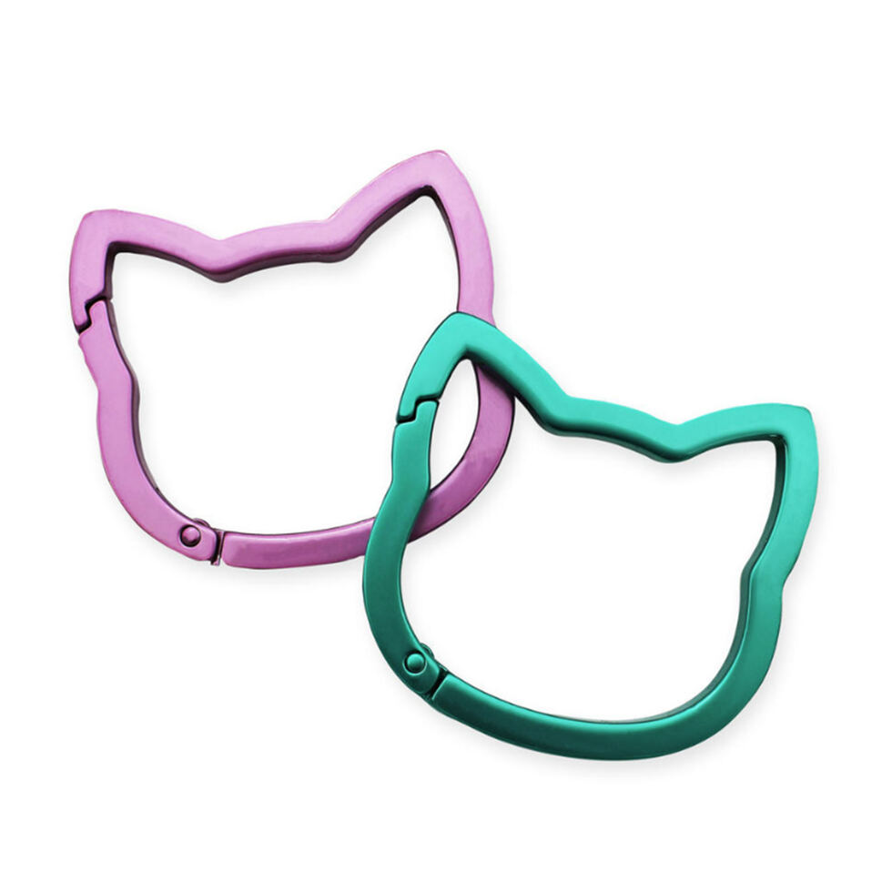 Katzen Karabiner
rosa & türkis Katzen Karabiner
rosa & türkis