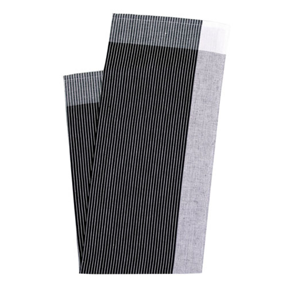 Torchon de cuisine, fines rayures noires Torchon de cuisine, fines rayures noires