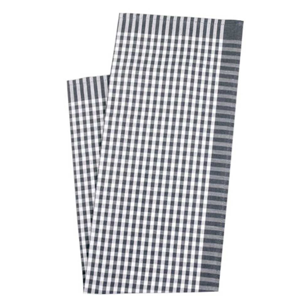 Torchon de cuisine, carreaux petit gris Torchon de cuisine, carreaux petit gris