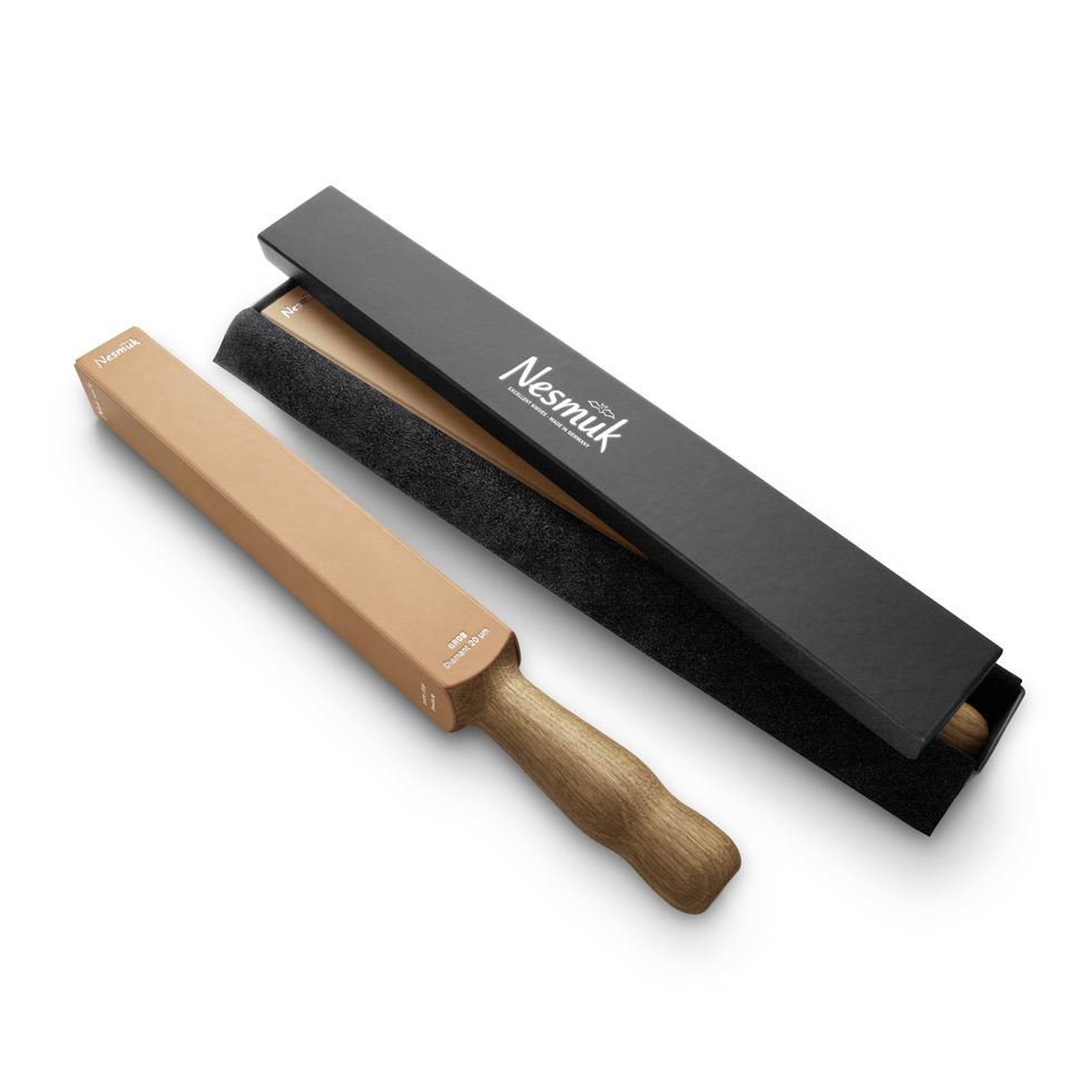 NESMUK leather stroking strop with 3 Grains NESMUK leather stroking strop with 3 Grains