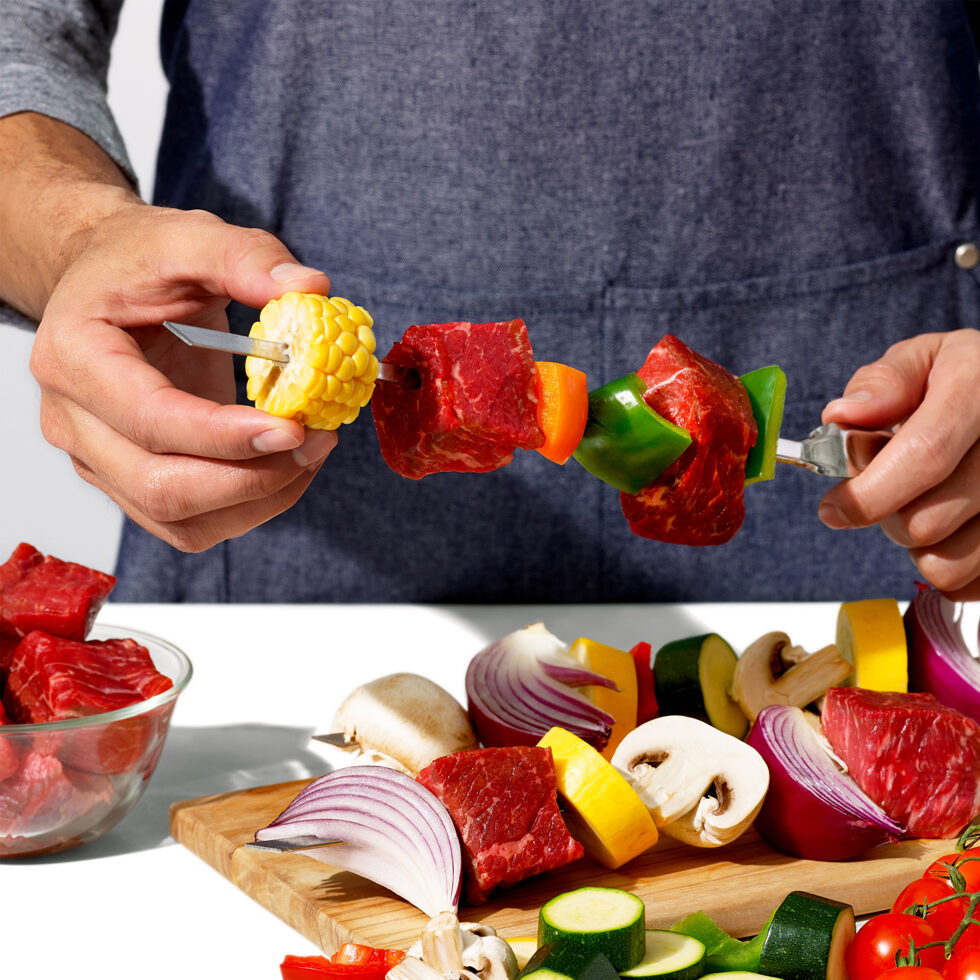 Brochettes pour barbecue
6 pièces 