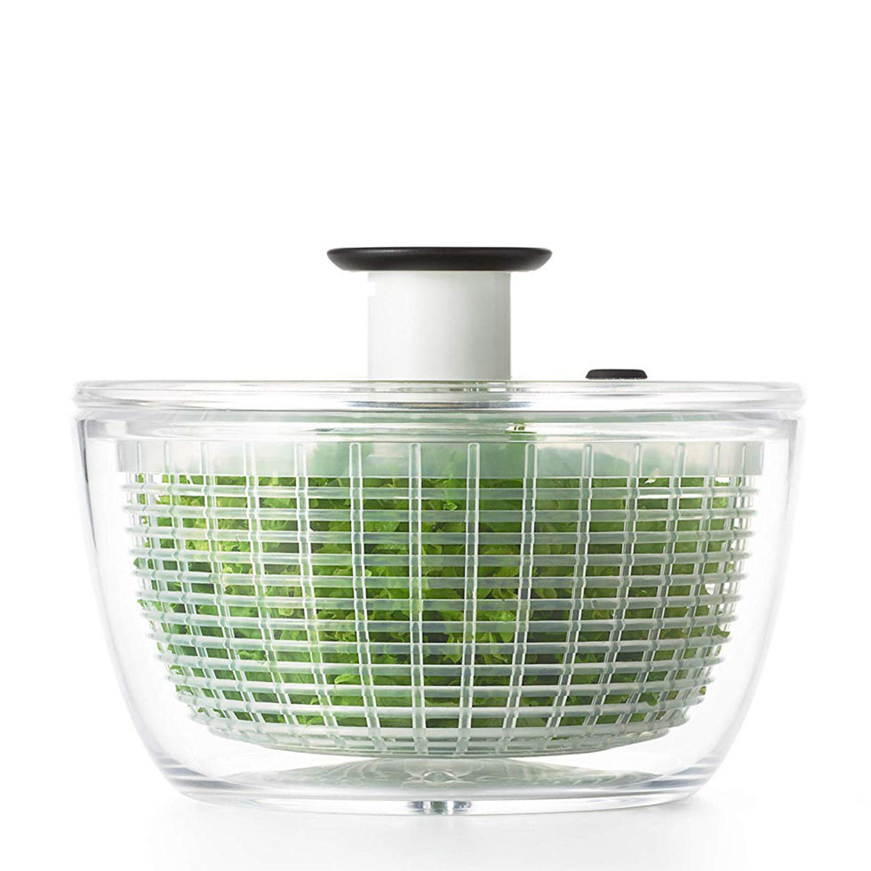 Salatschleuder transparent gross 
