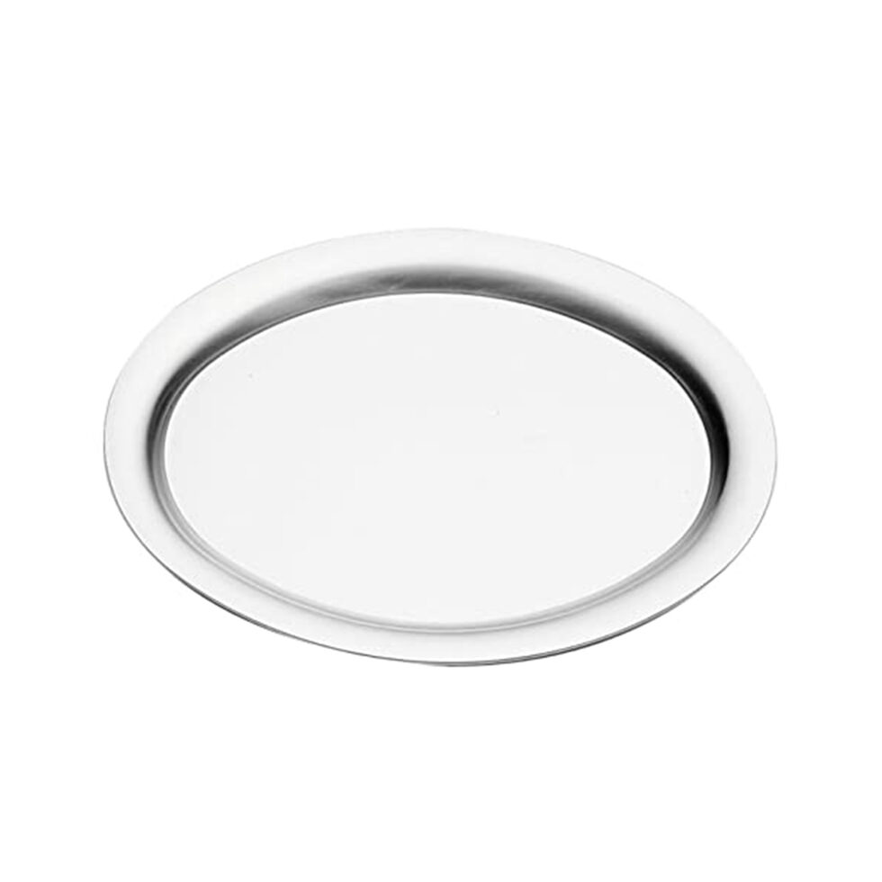 Chrome steel tray oval,
23 cm Chrome steel tray oval,
23 cm