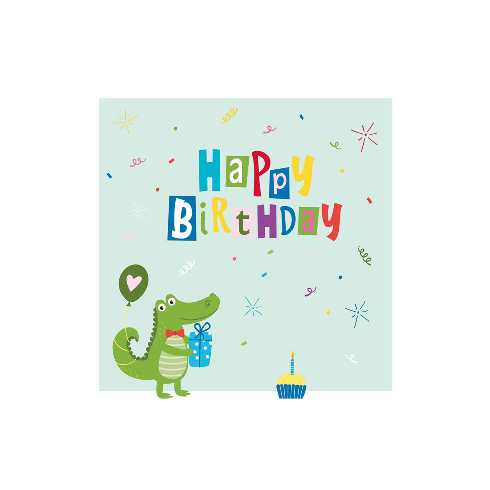 Papierservietten
Birthday Kroko Papierservietten
Birthday Kroko