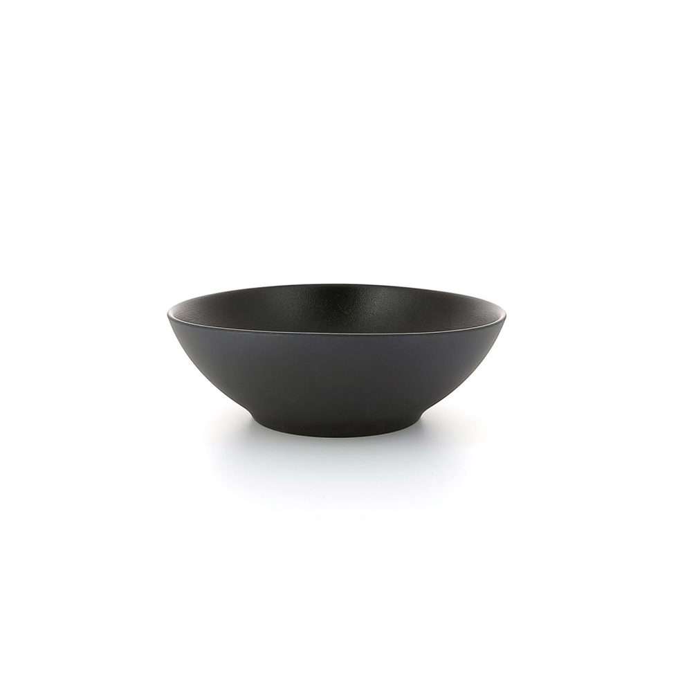Deep plate black 19 cm 