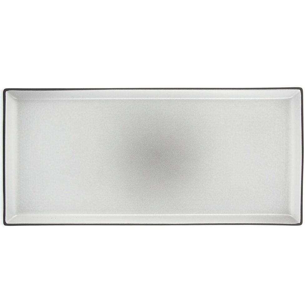 Serving platter rectangular
gray 35 cm 