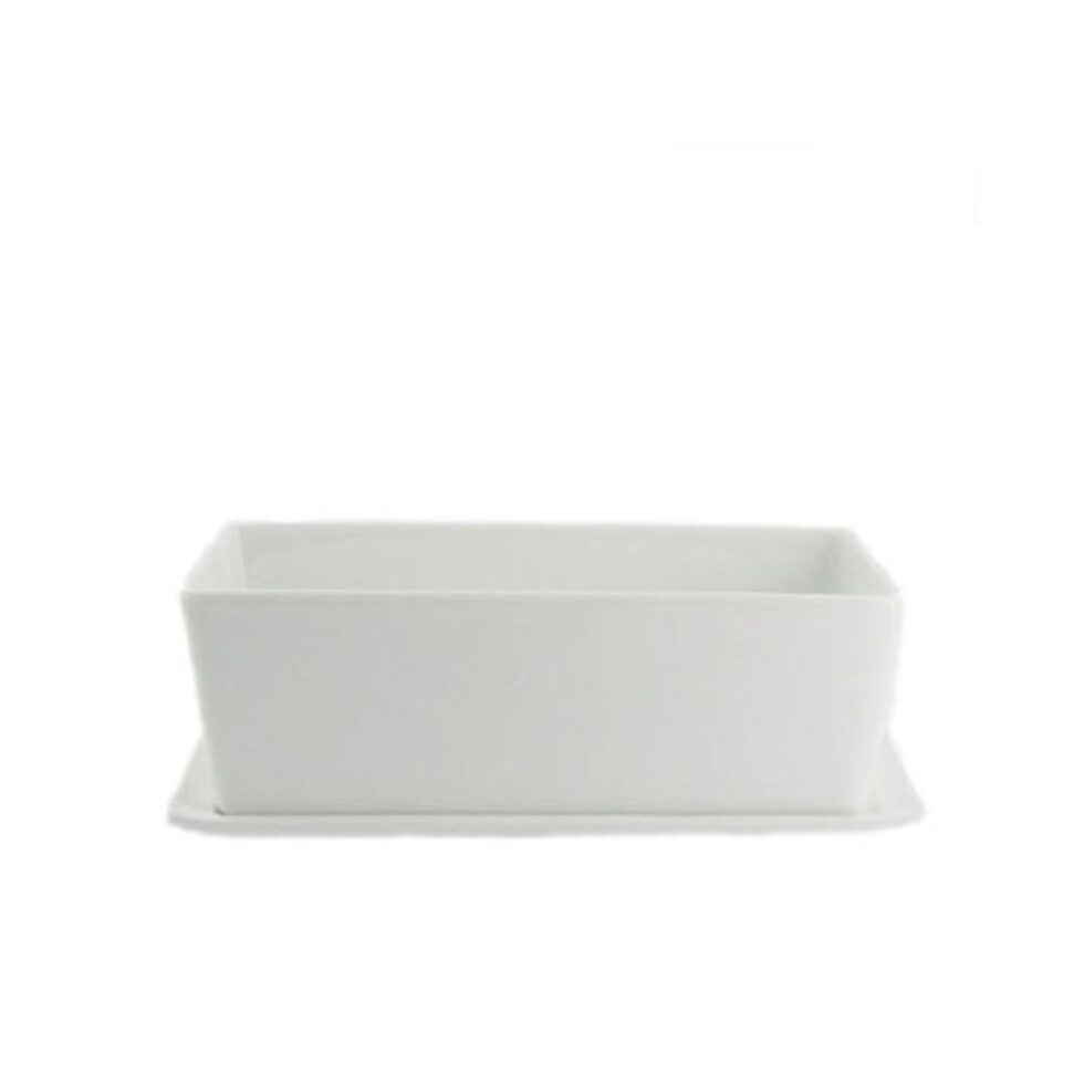 Terrine blanche 0.6 lt 