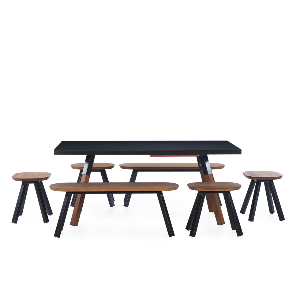 Bank schwarz 120 cm
2er Set 
