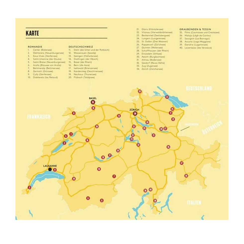 Badewandern Schweiz 