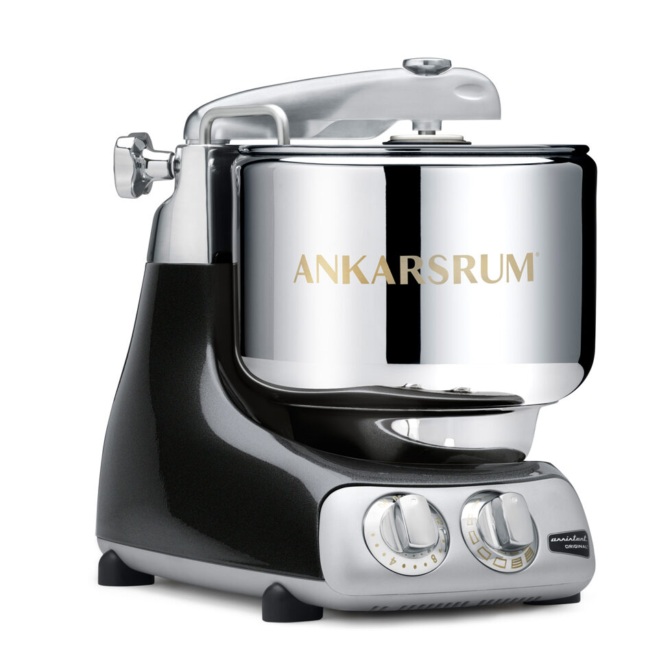 Ankarsrum Küchenmaschine
schwarz métalisé Ankarsrum Küchenmaschine
schwarz métalisé