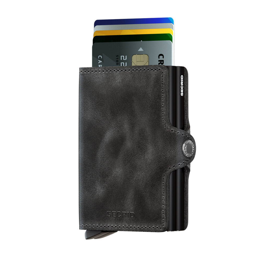 Twinwallet 
schwarz vintage 