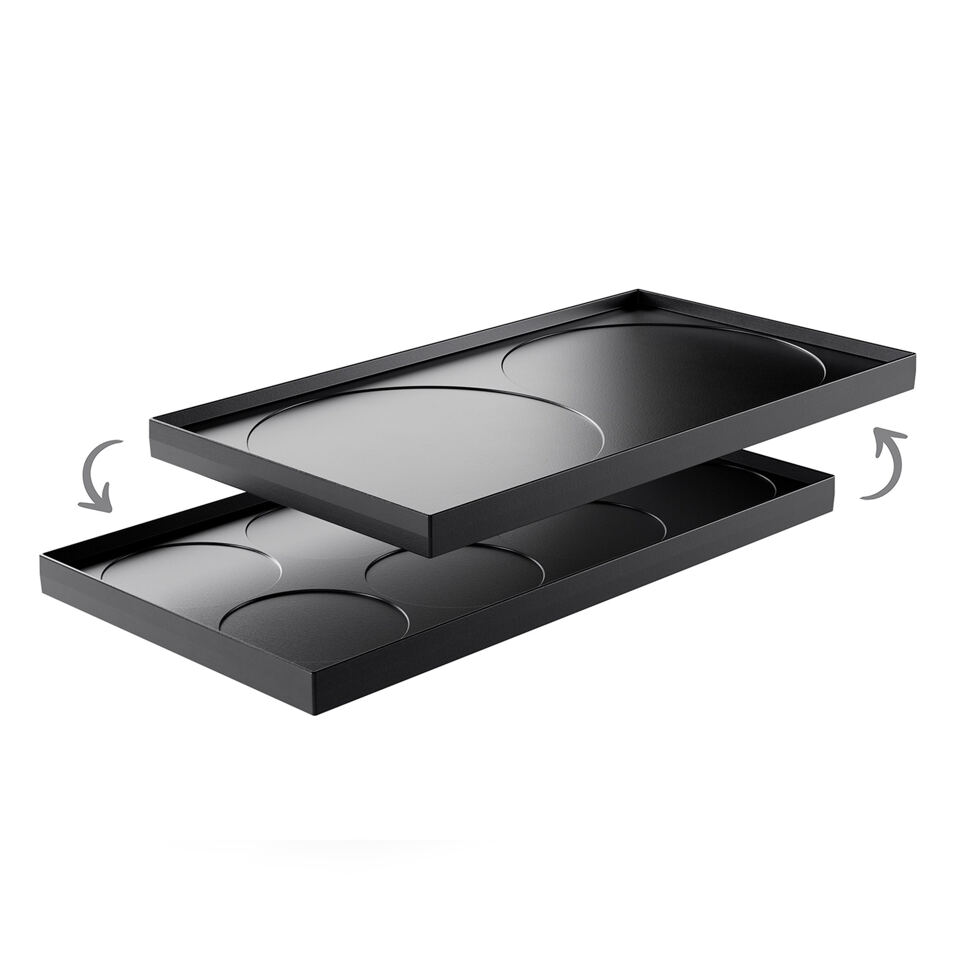Turning crêpe plate raclette 8 places 